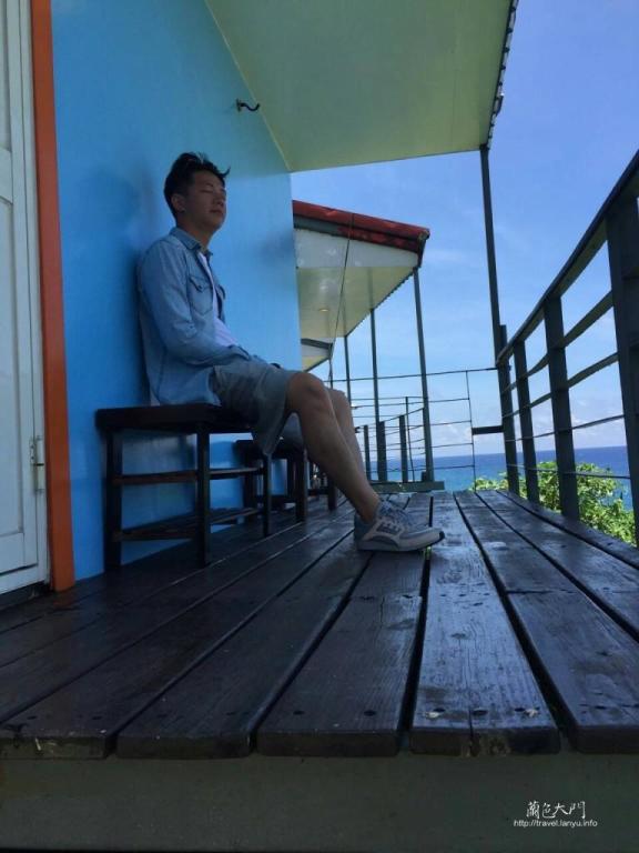 享受一望無際的大海